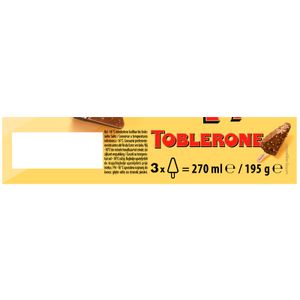 Bombón Toblerone pack de 3