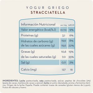 Yogur Griego Oikos Stracciatella