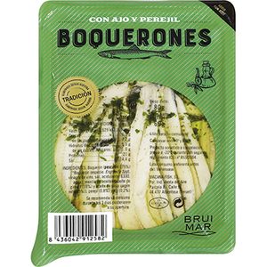 Boquerones en Aceite con Ajo y Perejil