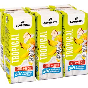 Fruta + Leche Tropical Sin Azúcares Añadidos