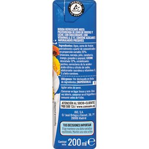 Fruta+Leche Mediterráne Sin Azúcares Añadidos