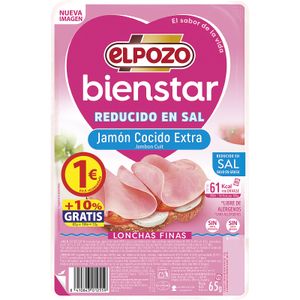 Jamón Cocido Extra Reducido Sal Bienstar