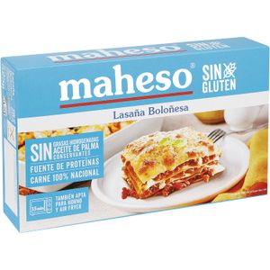 Lasaña Boloñesa sin Gluten