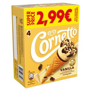 Cornetto Vainilla Pack de 4 Unidades