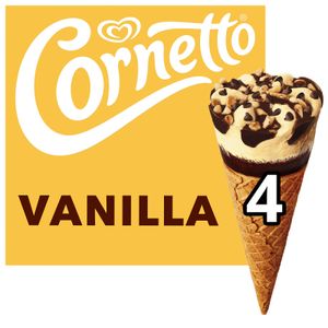 Cornetto Vainilla Pack de 4 Unidades