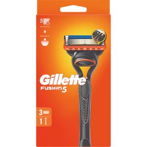 Segona imatge del producte Maquineta Afaitar Fusion 5 Fulles 3 Recanvis de la marca GILLETTE