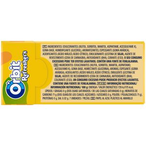 Segona imatge del producte Xiclet en Pastilles Sabor Tropical Refresher de la marca ORBIT