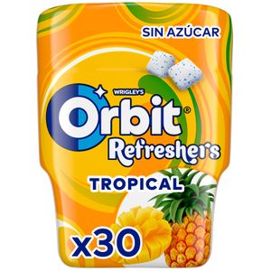 Imagen de Chicle Grageado Refresh Sabor Tropical Bote
