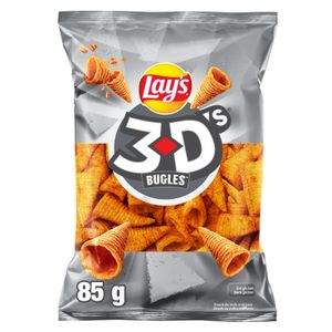 LAY'S Conos de Maíz 3D'S Queso y Bacon