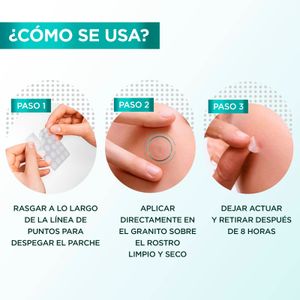 Sisena imatge del producte Pegats Acne Invisibles Pure Active de la marca GARNIER