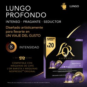 Café Espresso Lungo 20 Cápsulas