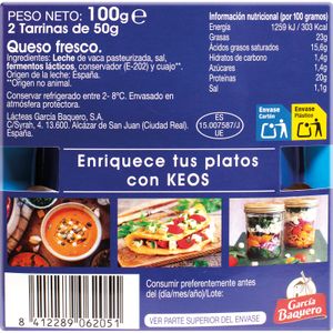 Keos Ensalada Queso de Vaca Cremoso