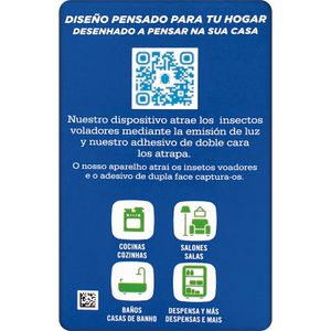Insecticida Eléctrico Apto.Trampa LED y Rec