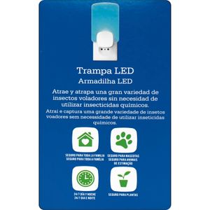 Insecticida Eléctrico Apto.Trampa LED y Rec