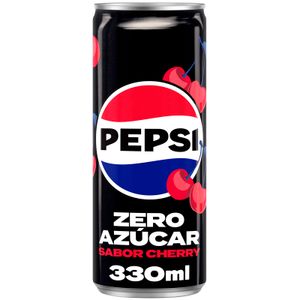 PEPSI-COLA Refresco Cola Zero Cherry Lata