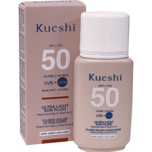 Imagen de Crema Facial Solar SPF 50 con Color