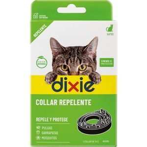Collar Repelente para Gatos Negro DIXIE