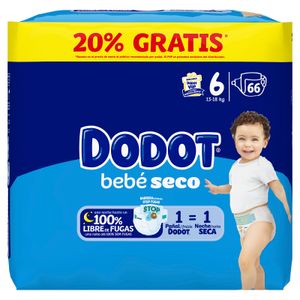 Pañal Bebé Seco Talla 6 13-18 Kg