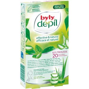 Bandas Depilatorias Faciales Pieles Sensibles