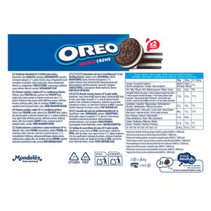 Segona imatge del producte Galeta de Cacau Farcida amb Doble Crema de la marca OREO