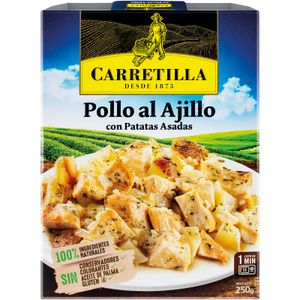 Imagen de Pollo al Ajillo con Patatas Asadas