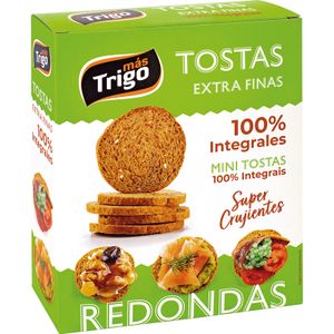 Imagen de Minitostas Redondas 100% Integrales