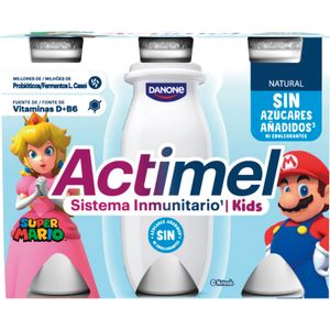 Actimel Líquido 0% Kids Natural pack 6 DANONE