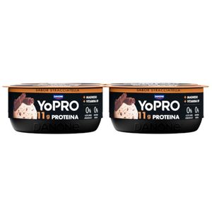 Postre 0%0% Proteico Stracciatella