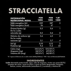 Postre 0%0% Proteico Stracciatella