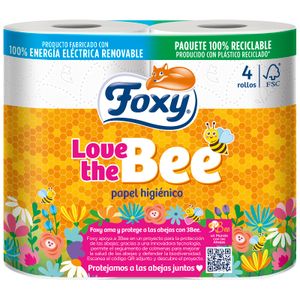 Higiénico Love The Bee 4 Rollos