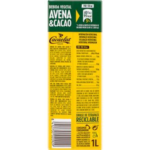 Bebida Vegetal De Avena Con Cacao