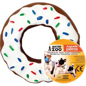 Juguete perro donut vinilo