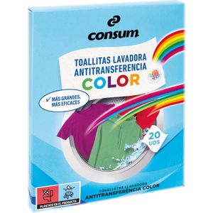 Toallitas Color Lavadora Antitransferencia