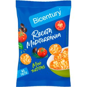 BICENTURY Mini Tortitas De Maíz Receta Mediterránea