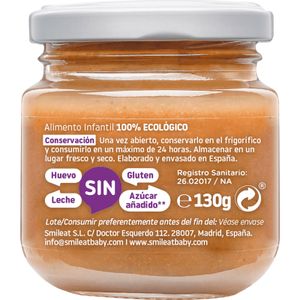 Tarrito Tres Frutas Eco Pera, Ciruela y Plátano