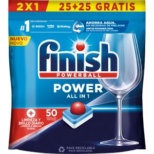 Pastillas Lavavajillas Power 25+25 FINISH