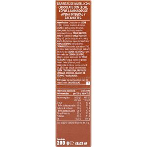 Barritas Muesli Choco Leche