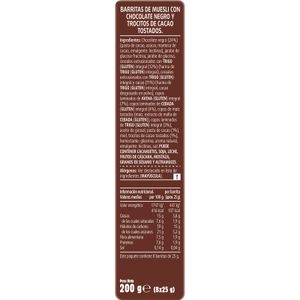 Barritas Muesli Chocolate Negro