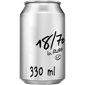 Cerveza Artesana Rubia Lata