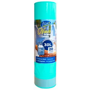 Bolsa Basura Autocierre Perfume Colonia 30 Litros