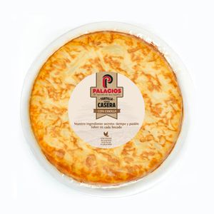 Tortilla Casera con Cebolla