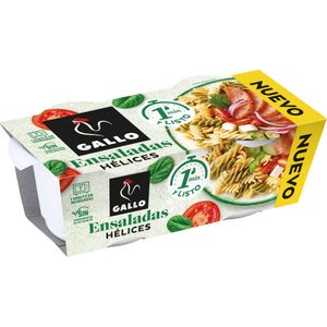 Pasta Hélices Ensalada Vasito