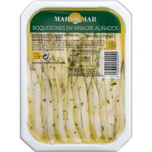 Boquerones Aliñados con Ajo y Perejil MARVALMAR