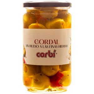 Aceituna Gordal sin Hueso Finas Hierbas CORBI