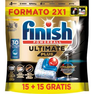 Pastillas Lavavajillas Ultimate 15+15 FINISH