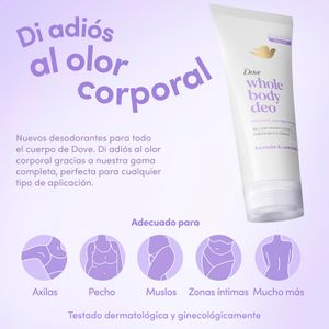 Sisena imatge del producte Desodorant Crema Whole Body Deo de la marca DOVE