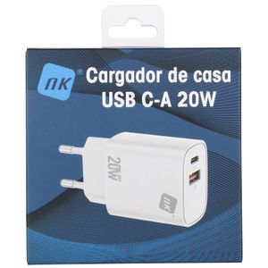 Cargador USB-C+A