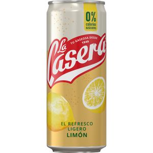 LA CASERA Gaseosa Limón Lata