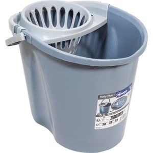 Cubo 15L C/Escurridor con Ruedas 1 U