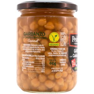 Garbanzo Pedrosillano Con Caldo de verduras